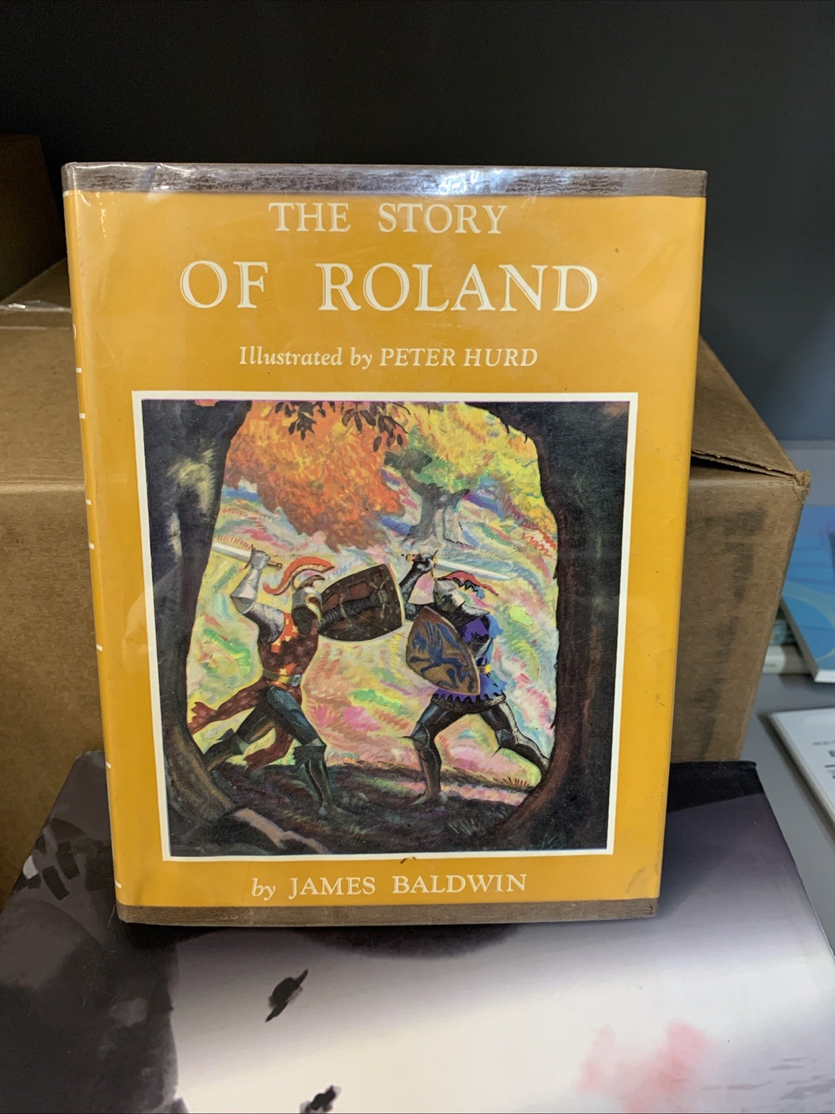 THE STORY OF ROLAND by Janes Baldwin c.1930 1958 Hardcover w/DJ NICE RARE