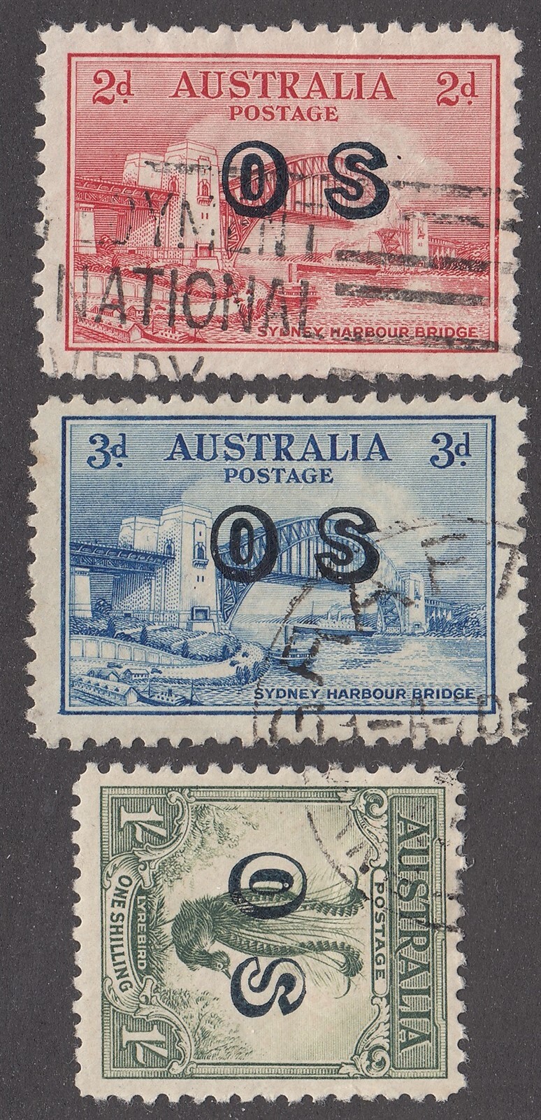 Australia #O12-O14 Used Set