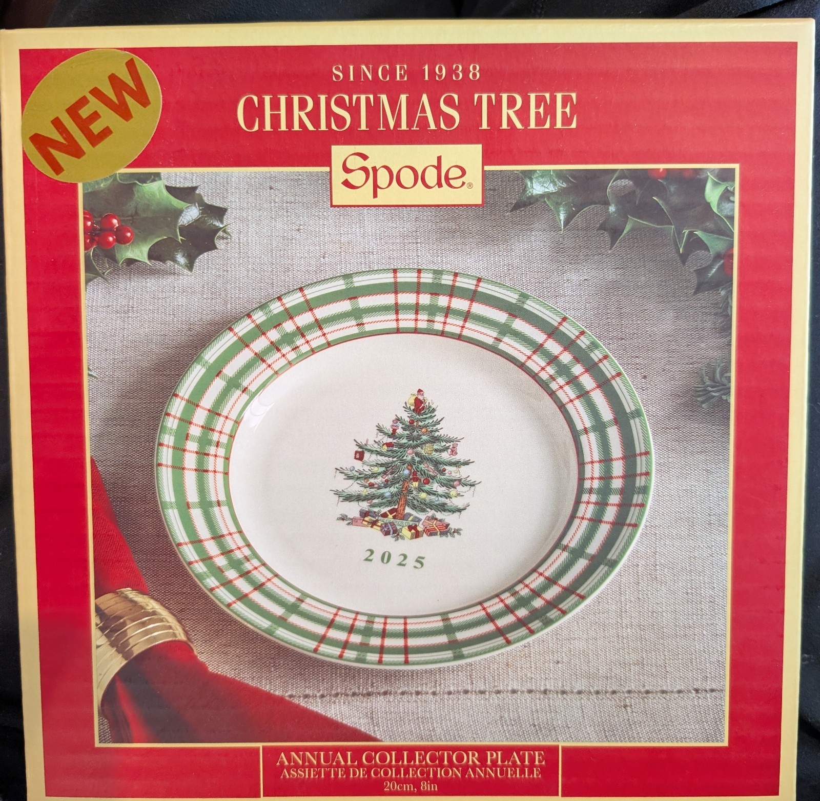 SPODE Christmas Tree Annual Collector Plate 8\