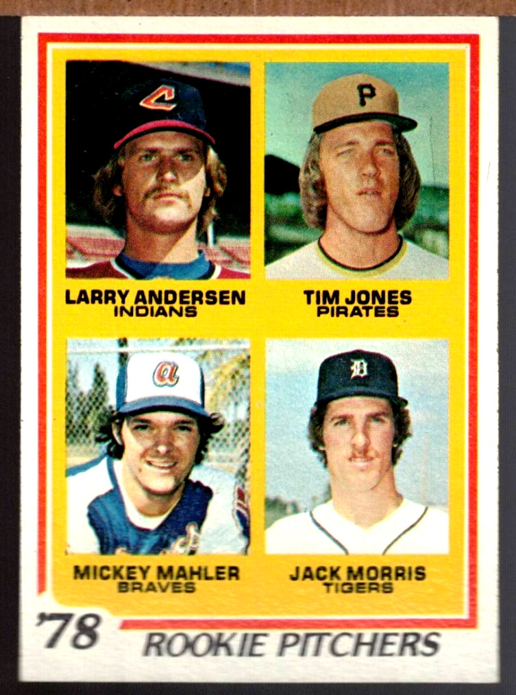 1978 TOPPS #703  ROOKIE JACK MORRIS TIGERS HOF EX / NM