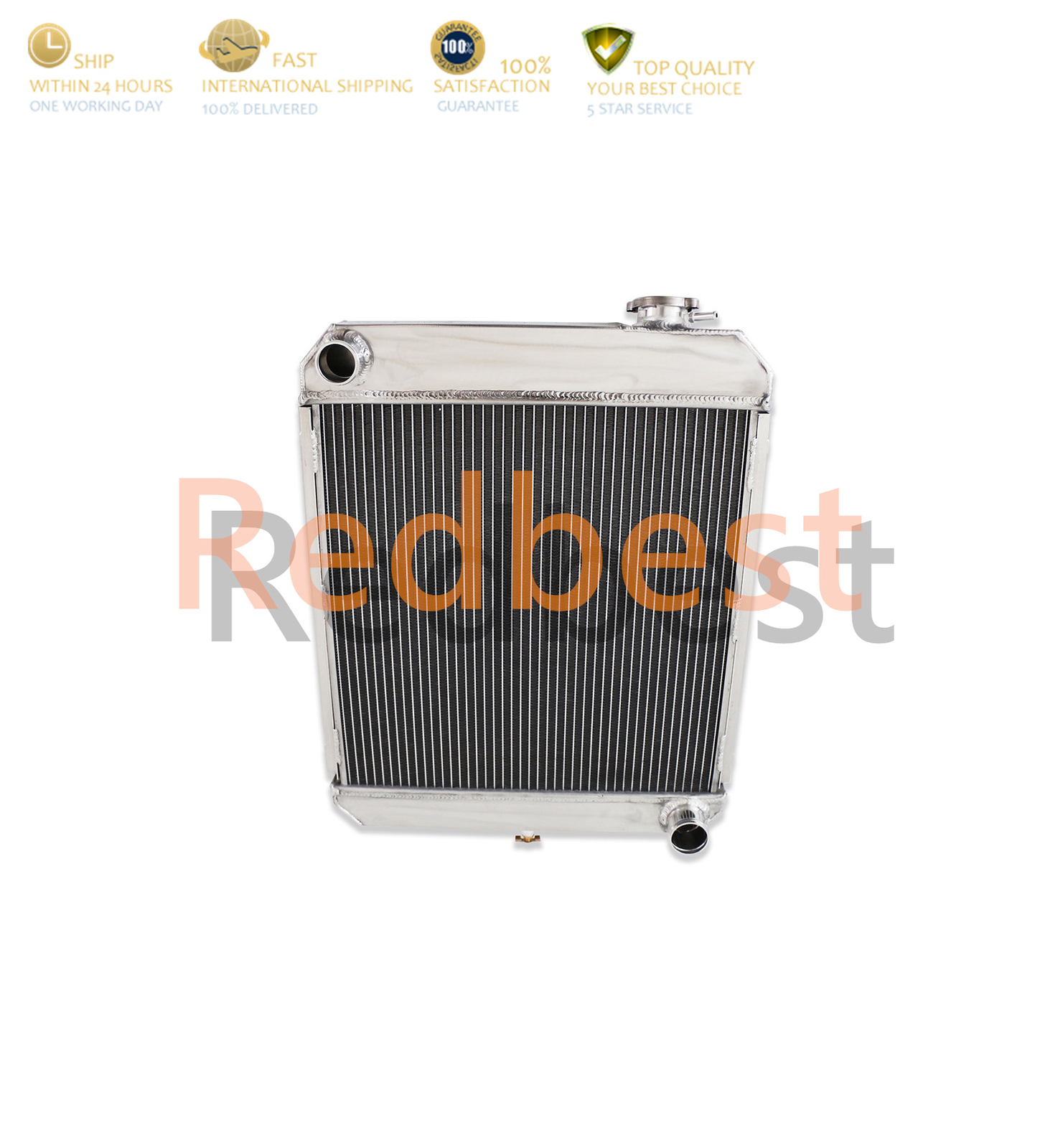 Alu 3Row Radiator For Chevy Suburban 1960-63 64 65 66 l6 3.8 4.1 4.8L C/K 17.5\