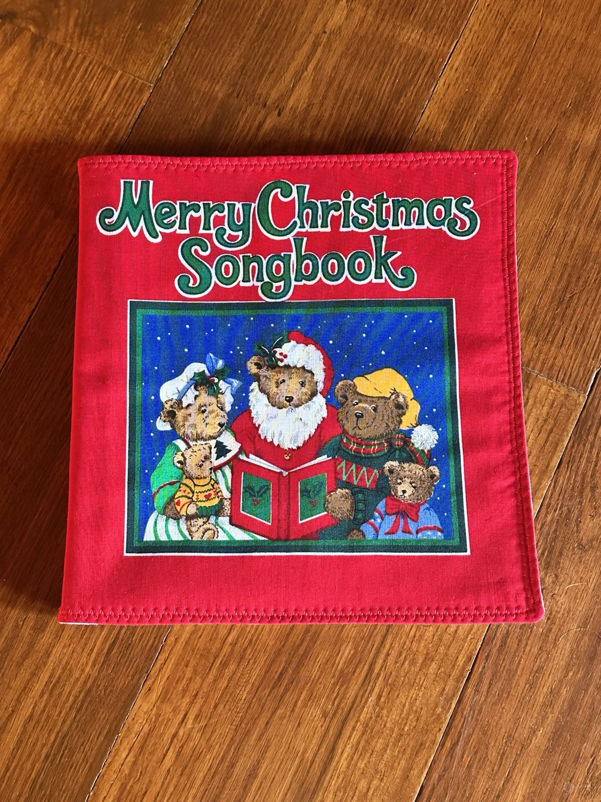 Merry Christmas Songbook Cloth Soft Book; Assembled And Ready To Read