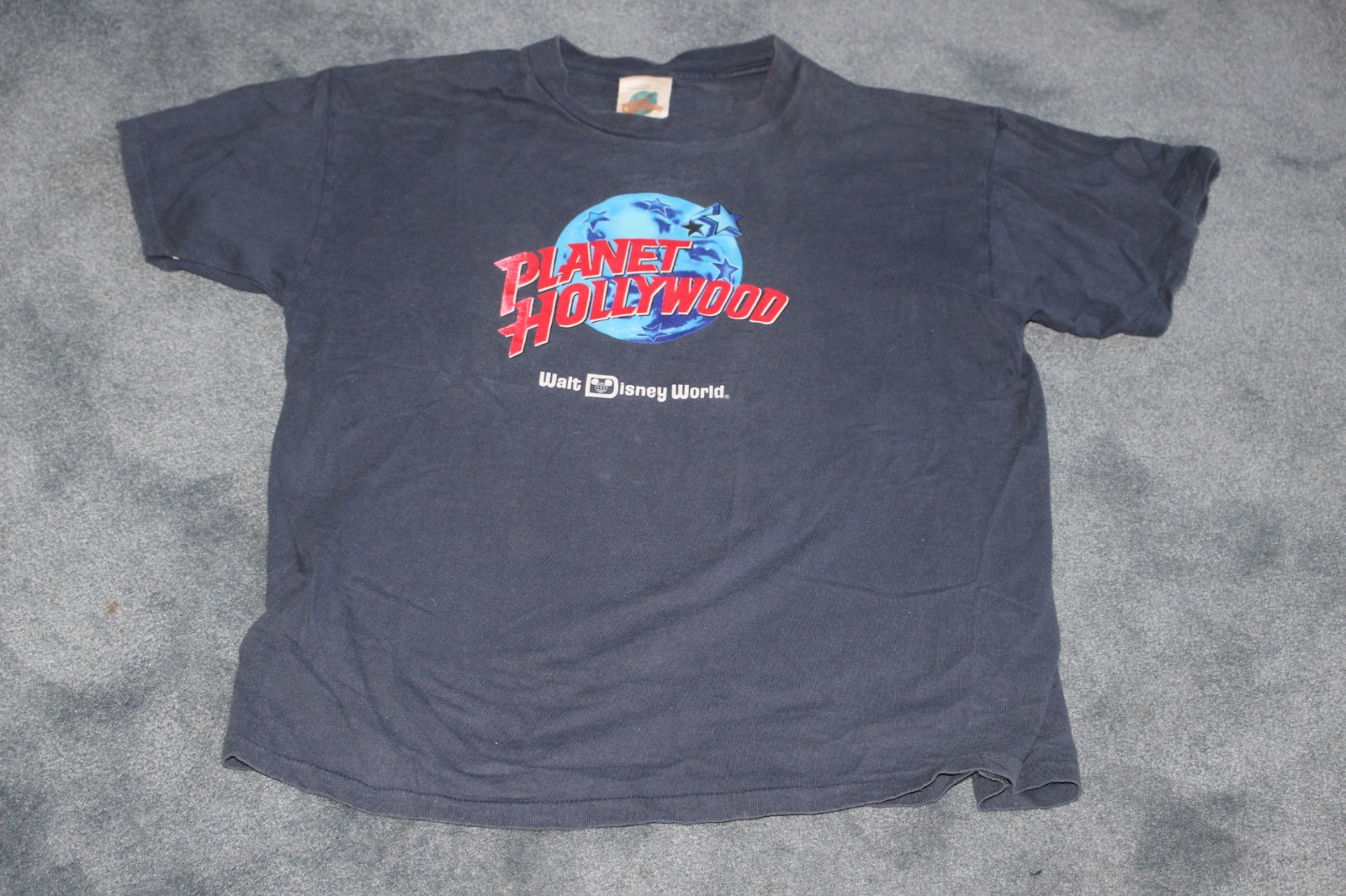 Vintage Planet Hollywood Disneyworld t-shirt, large, steel blue