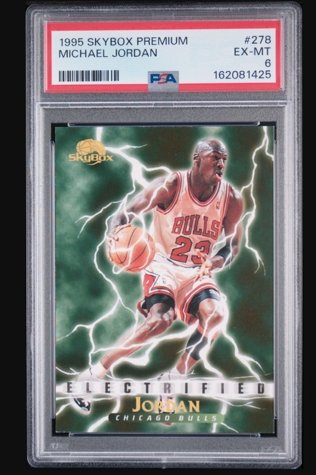 1995 Skybox Premium Micheal Jordan Electrified #278 Psa 6
