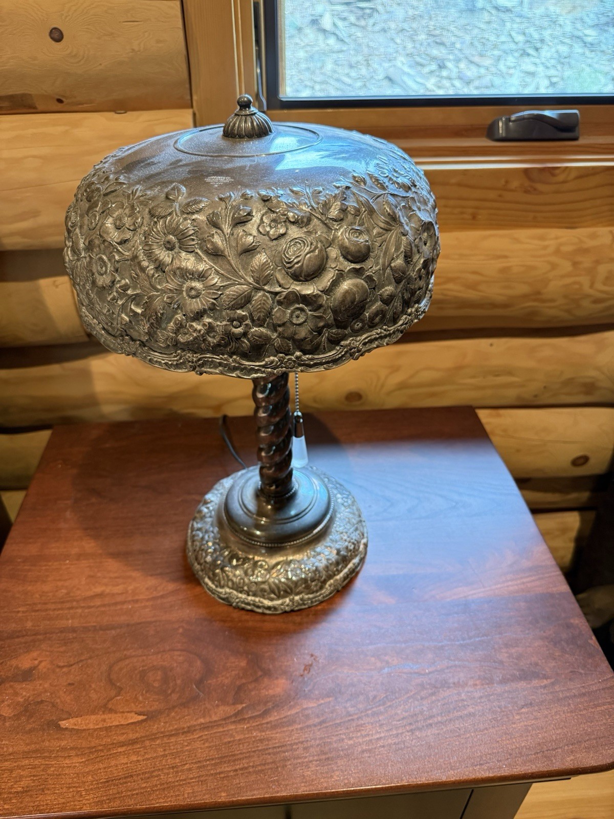 RARE Antique Sterling Silver Tiffany & Co Lamp RARE Antique Sterling Silver Tiffany & Co Lamp