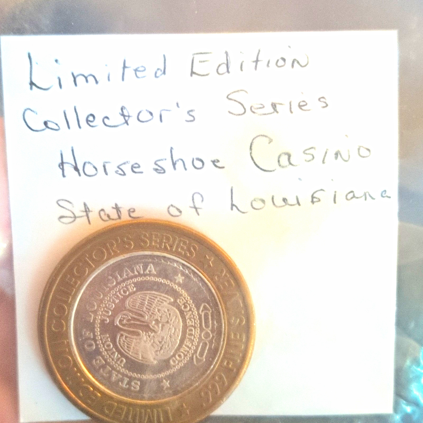 Horseshoe Casino Louisiana Limited Edition .999 Fine Silver Strike
