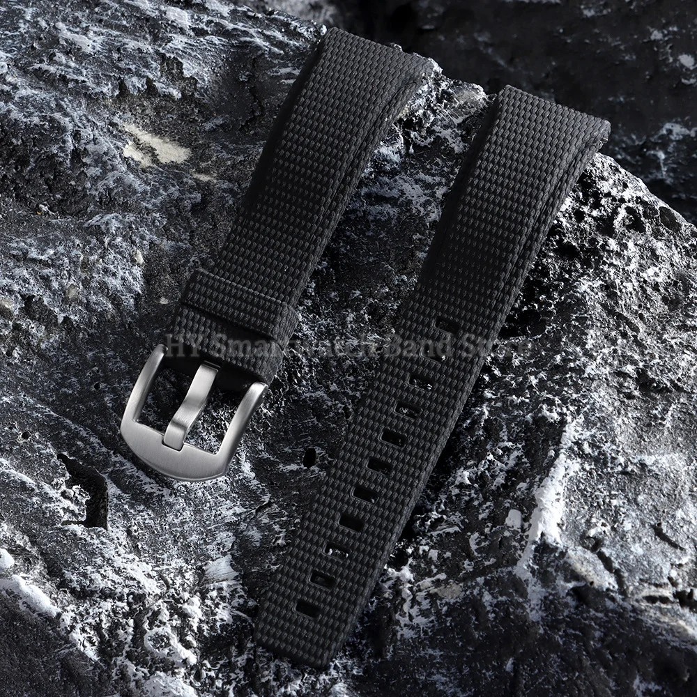 FKM Rubber Watch Strap Curved End Quick Release Watch Band 20mm 22mm