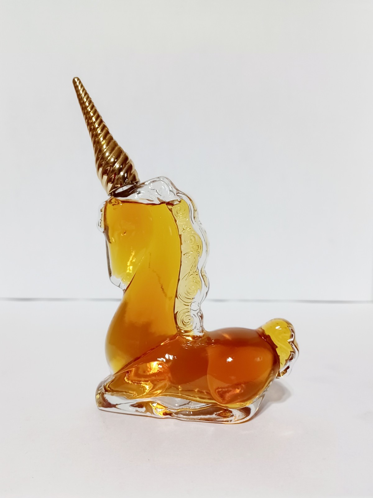 Avon Unicorn Glass Perfume Cologne Bottle With Charisma Cologne New and Rare