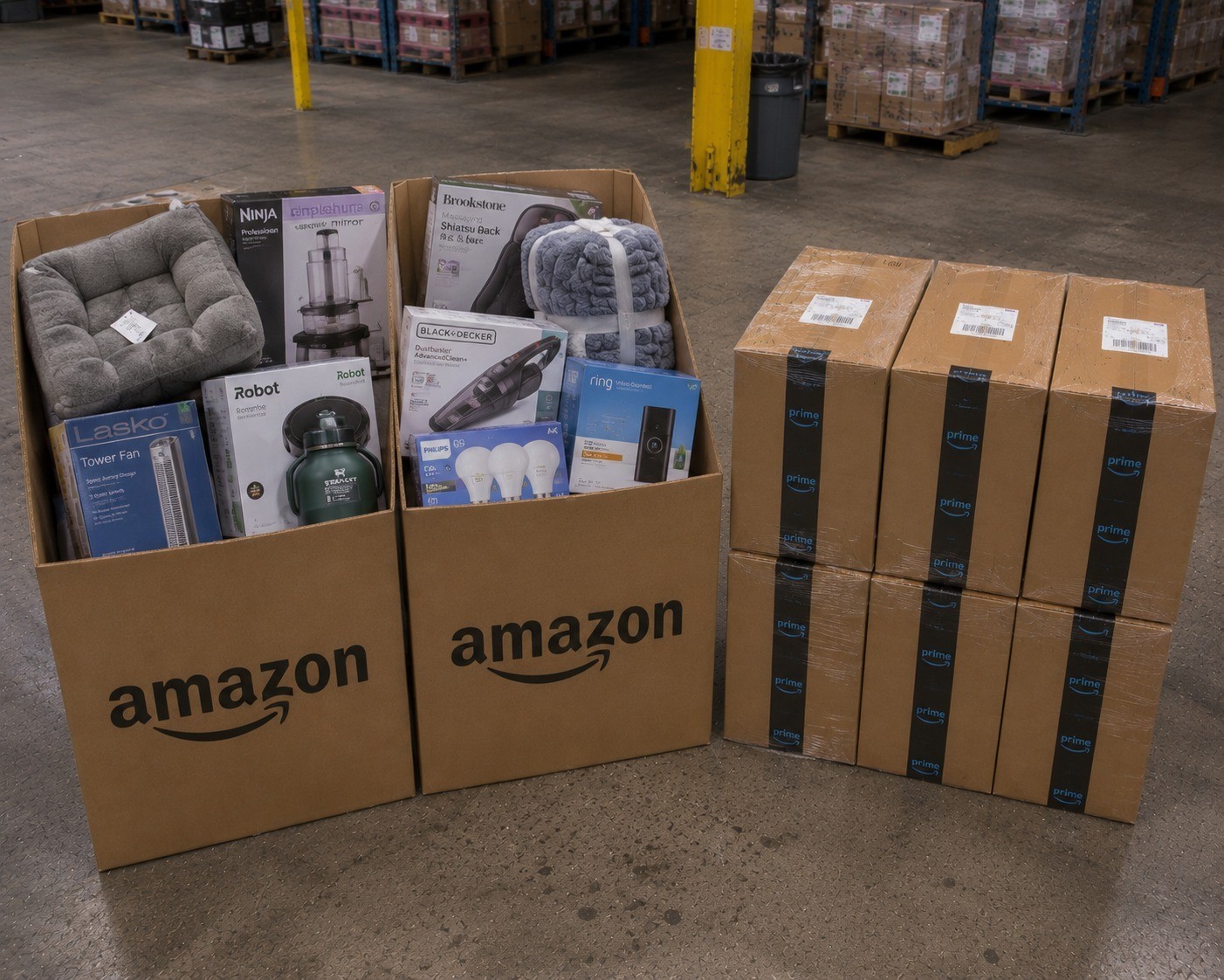 Amazon Mystery Box Featuring a Variety of General Merchandise