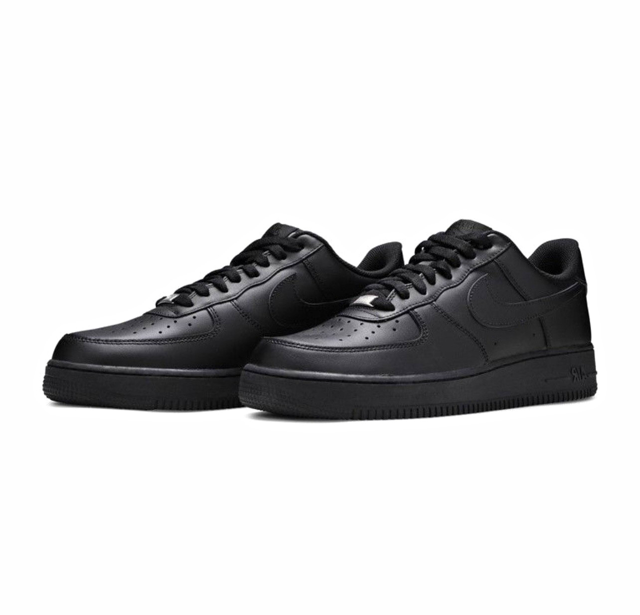 Nike Air Force 1 \'07 Triple Black Style # CW2288-001 Size 10 Custom