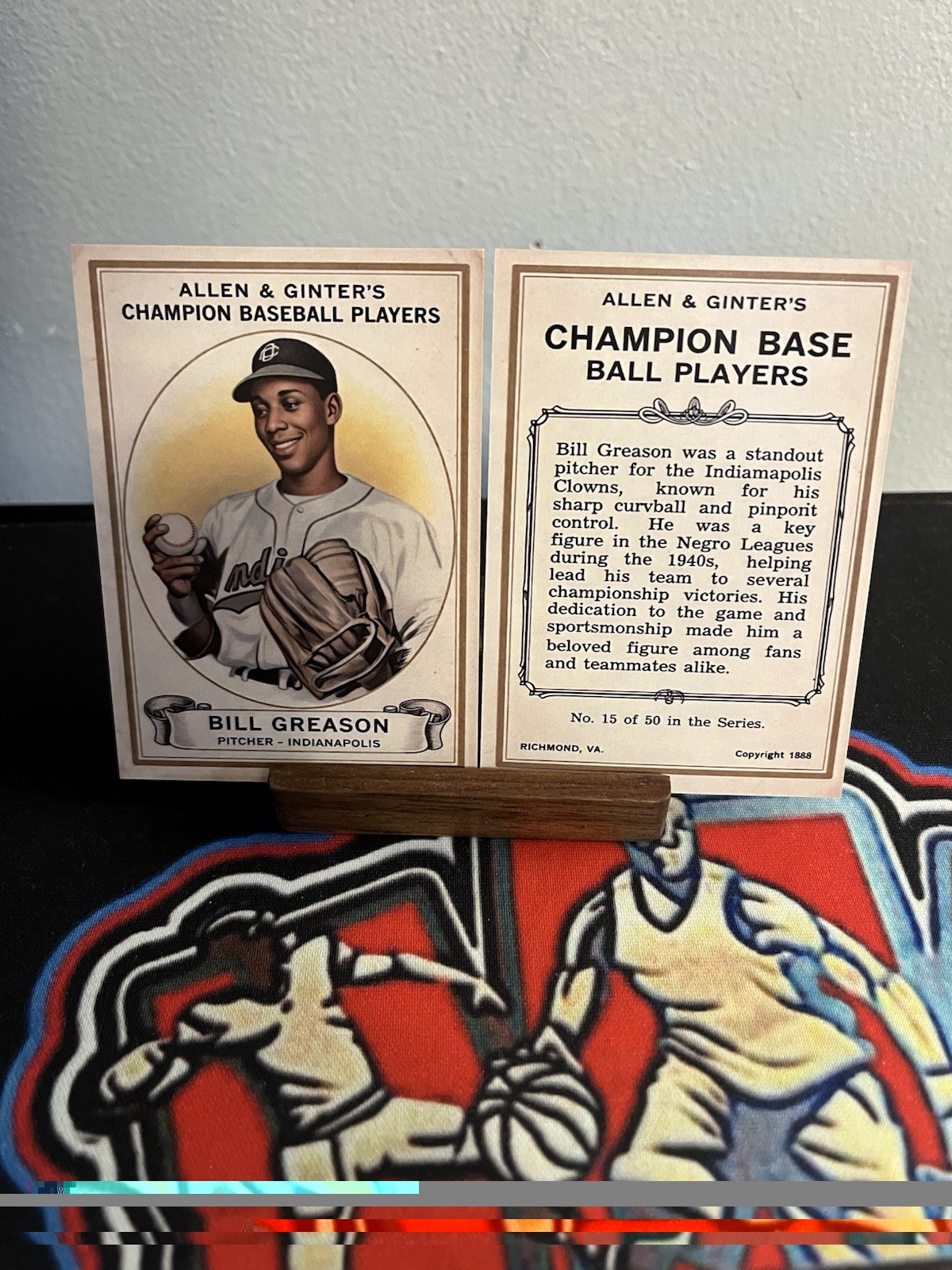 Bill Greason  Art Card For TTM
