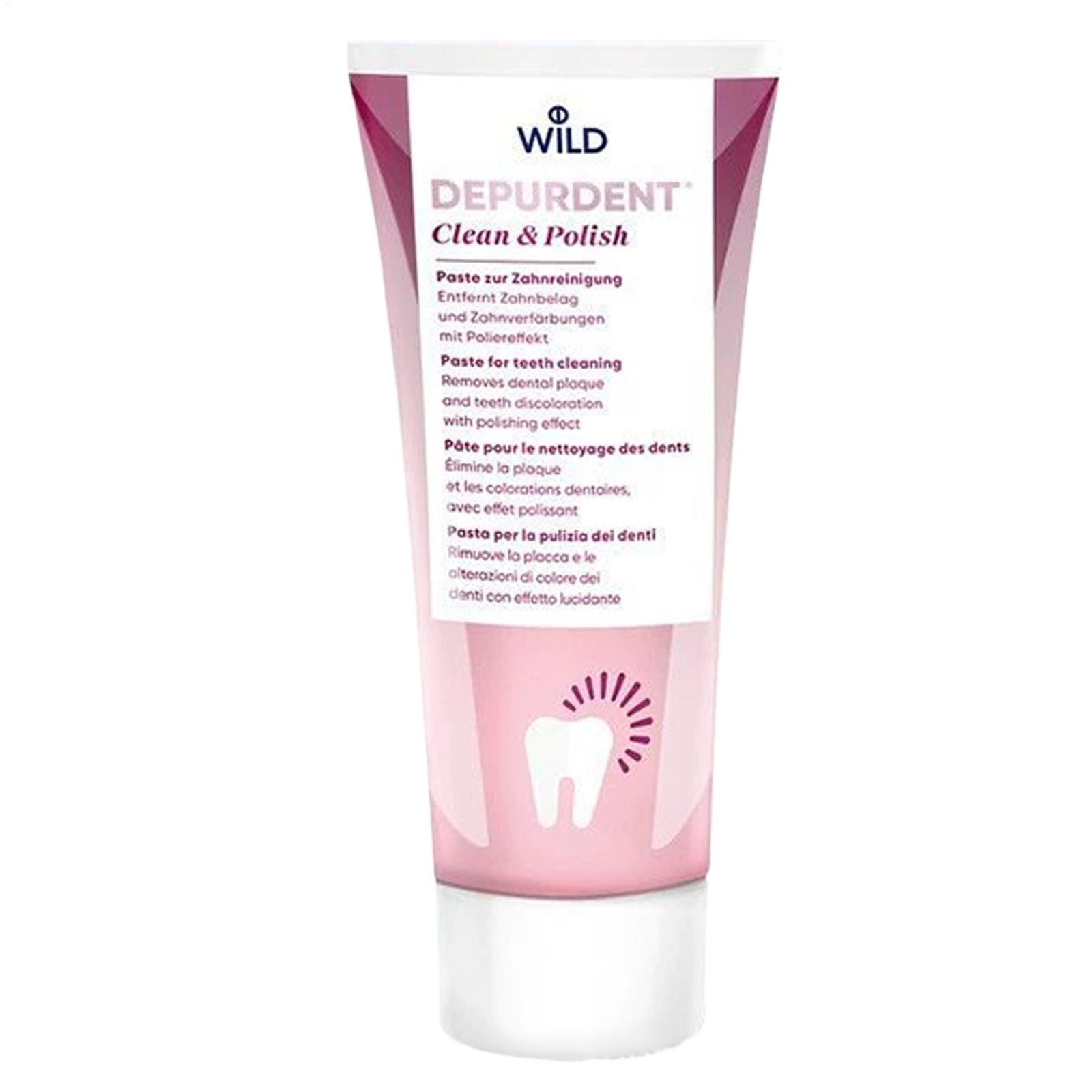 Wild Depurdent Clean & Polish Toothpaste - 75ml Optimized