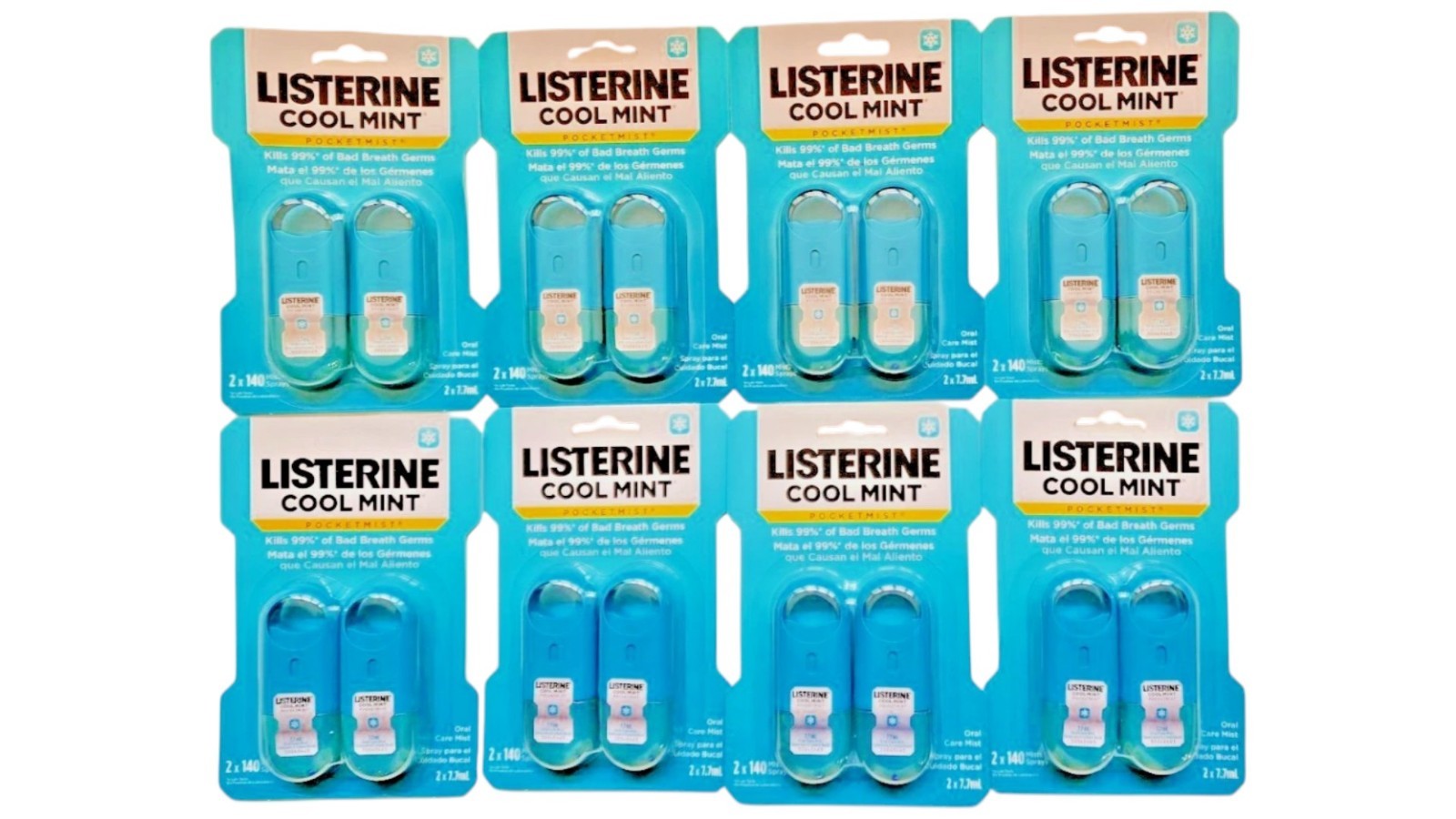 Listerine Cool Mint Pocketmist Oral Care Cool Mint Flavor, 7.7 mL, 16 Sprays Listerine Cool Mint Pocketmist Oral Care Cool Mint Flavor, 7.7 mL, 16 Sprays