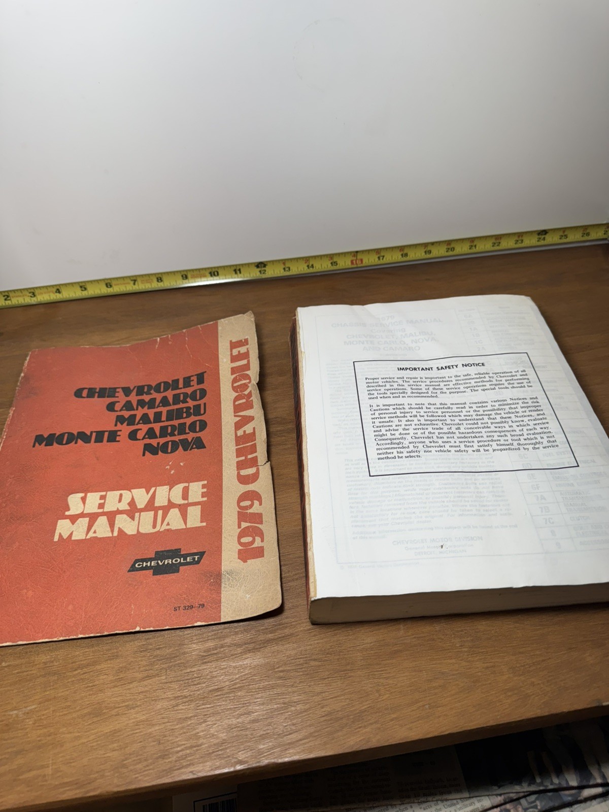 VTG 1979 Service Manual Chevrolet, Camaro , Malibu, Monte Carlo, Nova VTG 1979 Service Manual Chevrolet, Camaro , Malibu, Monte Carlo, Nova