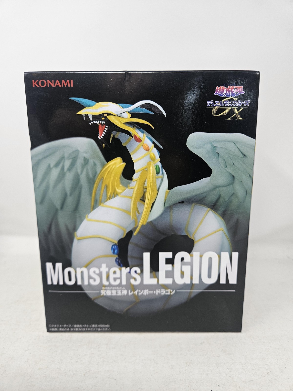 Konami Yu-Gi-Oh GX Monsters Legion Rainbow Dragon PVC Anime Figure New Boxed