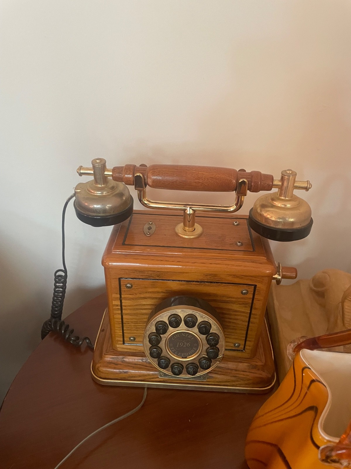 antique phone beautiful color