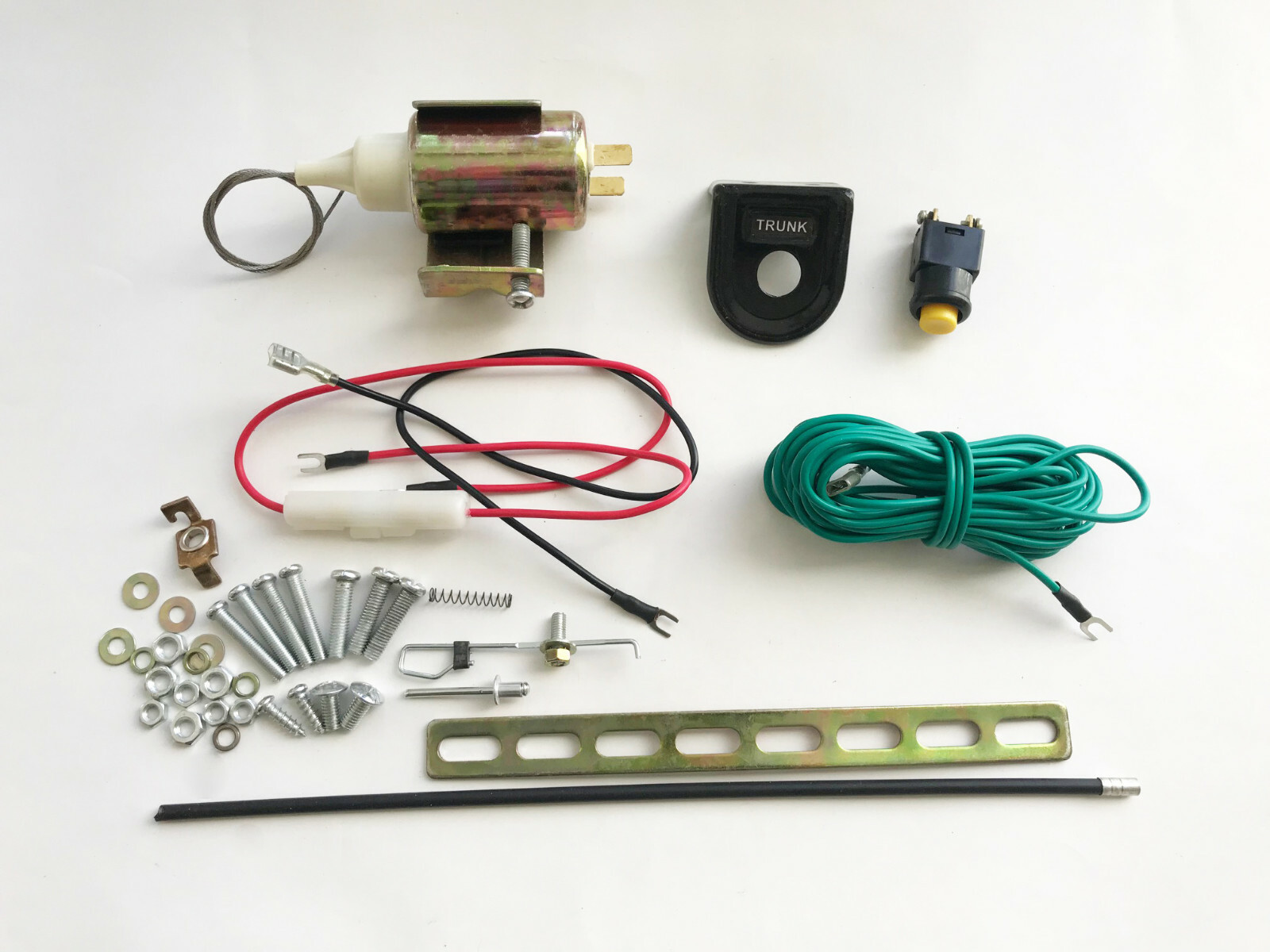 New15lbs. Universal Electric Power Trunk Release Solenoid Pop Open Kit New15lbs. Universal Electric Power Trunk Release Solenoid Pop Open Kit