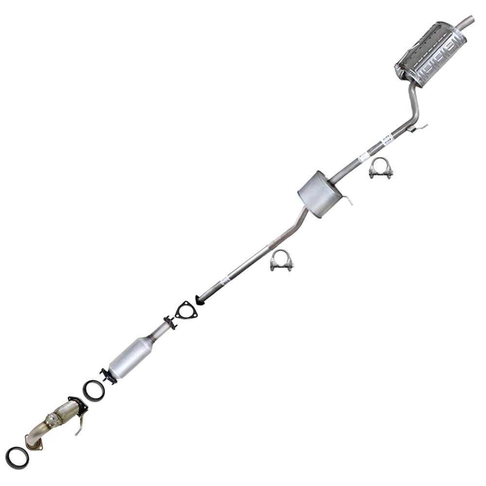 EPA-Approved Complete Exhaust System Kit fits: 2006-2007 Honda Accord 2.4L