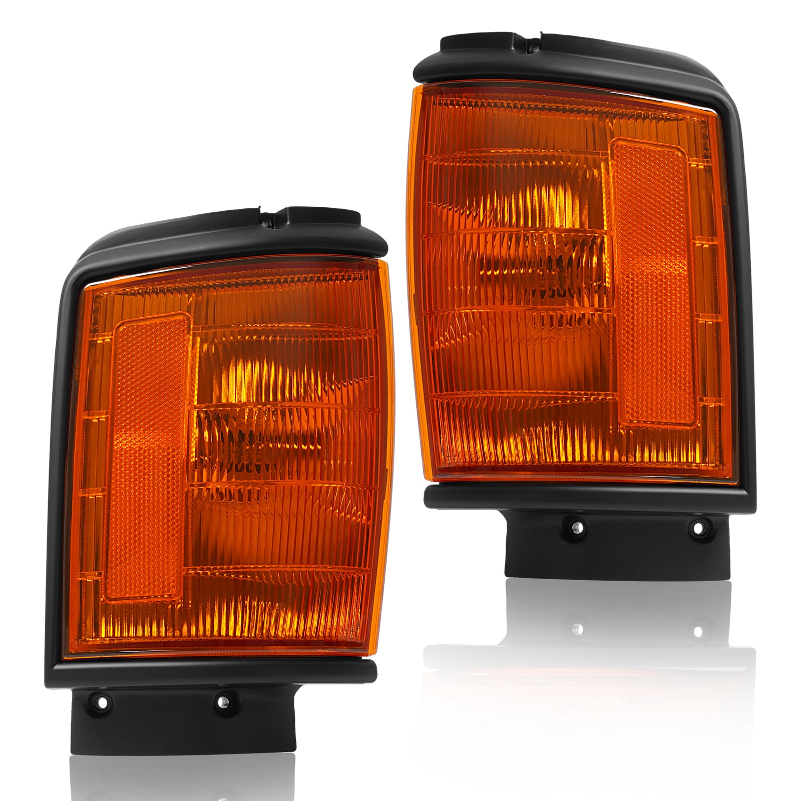 Painted Yellow Lens Corner Lights lamps For Toyota Pickup 4Runner 1987-1989