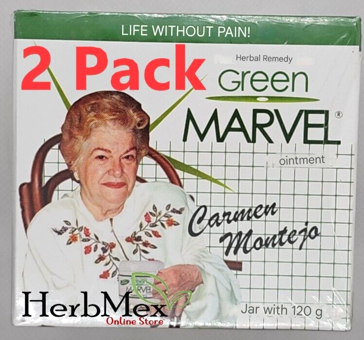 Green Marvel 2 Pack ointment Muscle Pain gren marvel cream ointment pomada 2Jars