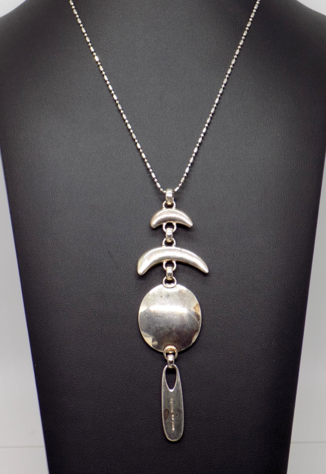 RLM STUDIO Robert Lee Morris 925 Sterling Silver Modernist Pendant 17\