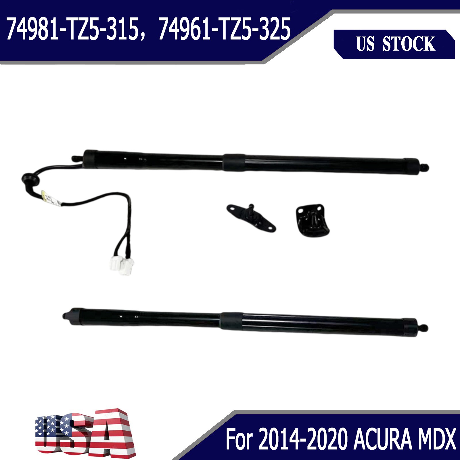 For 2014-2020 ACURA MDX NEW Rear L&R Liftgate Support Strut Motor 74981-TZ5-315