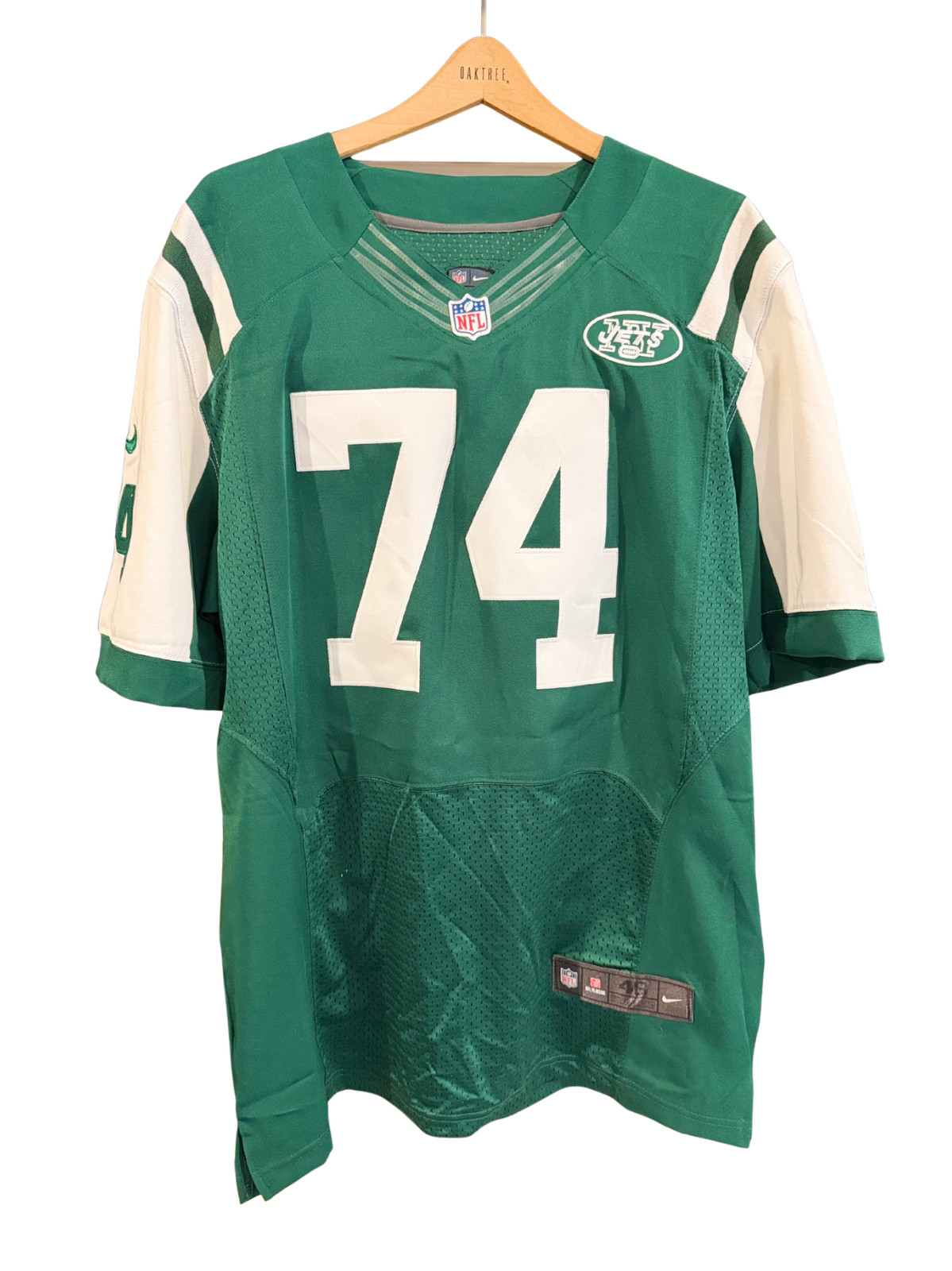 NWT Nike Nick Mangold #74 New York Jets On Field Jersey Size 48 NFL