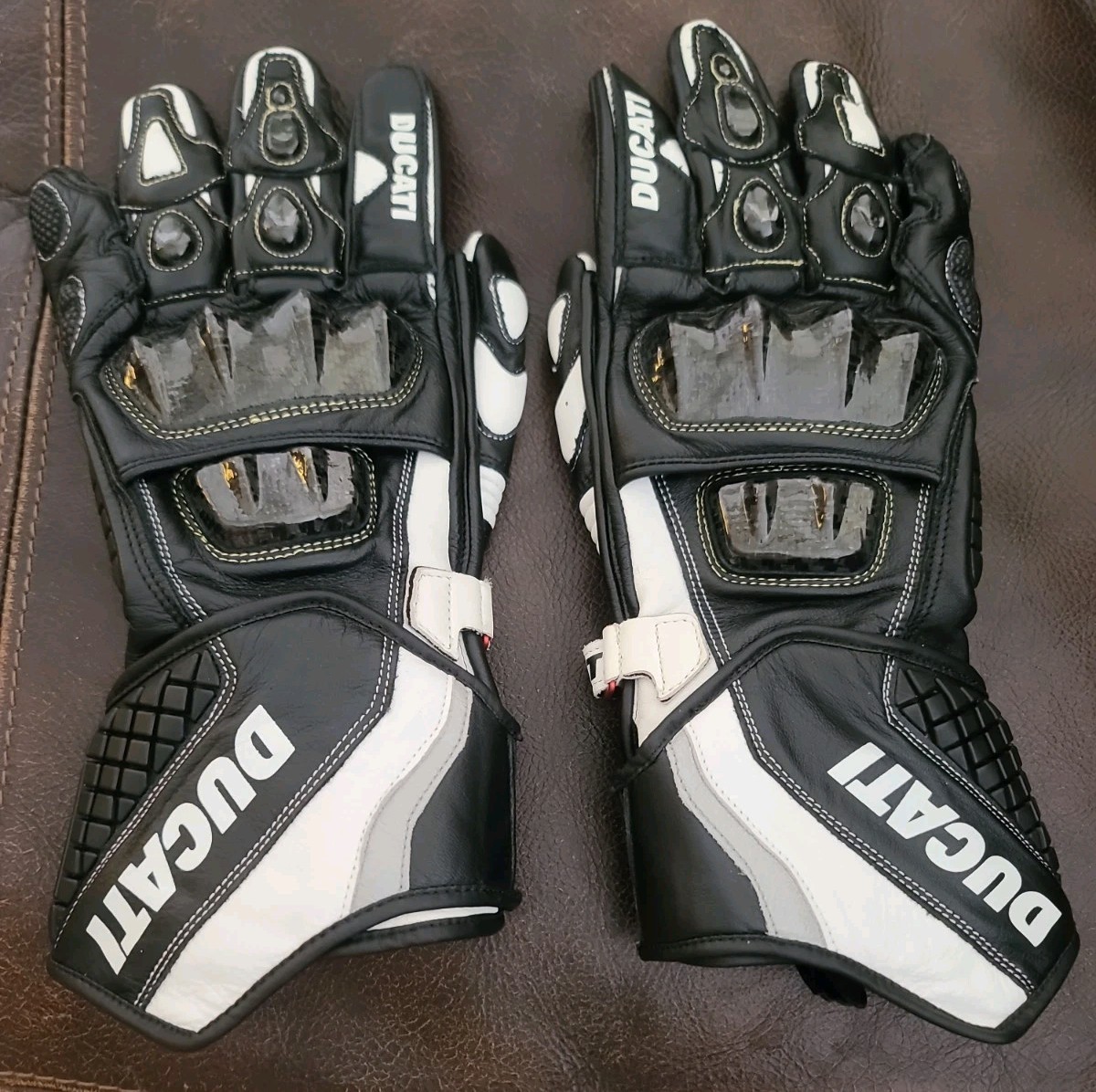 Ducati Spidi Corse Leather Gloves Black New Size XL Ducati Spidi Corse Leather Gloves Black New Size XL