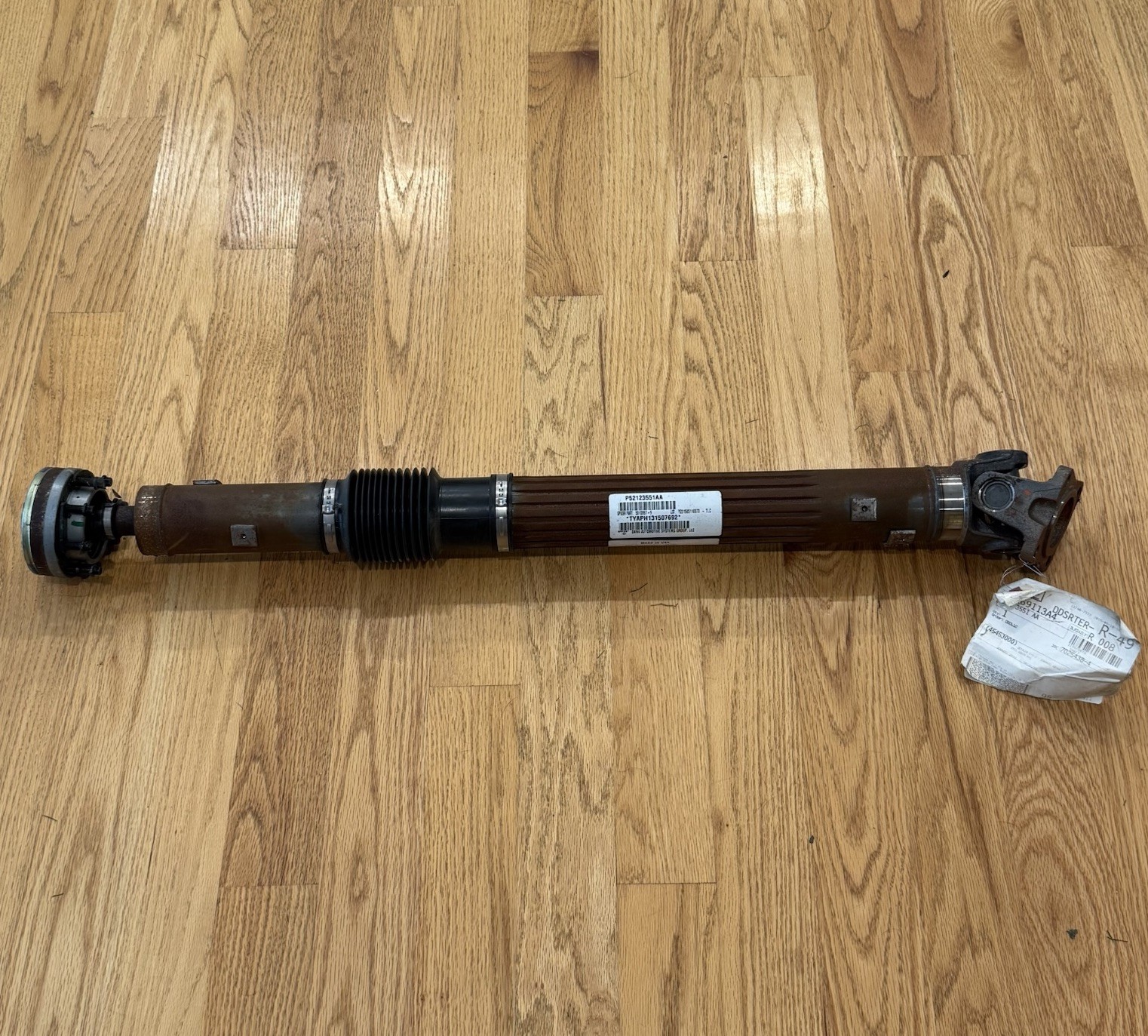 2012-2018 Jeep Wrangler JK Front Drive Shaft OEM Mopar 52123551AA Dana Spicer