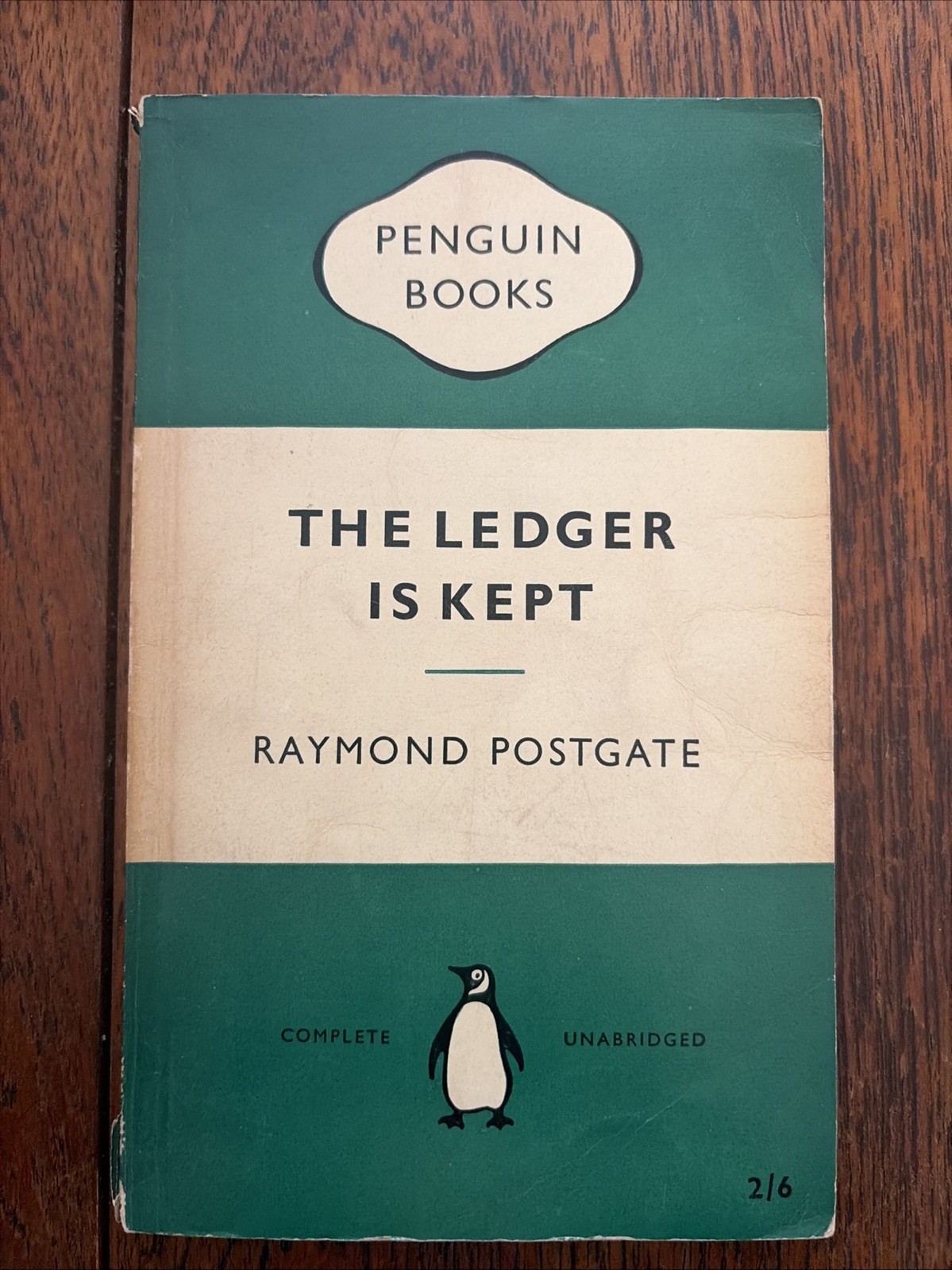 The Ledger is Kept, Raymond Postgate 1958 Vintage Green Penguin Paperback #1312 The Ledger is Kept, Raymond Postgate 1958 Vintage Green Penguin Paperback #1312