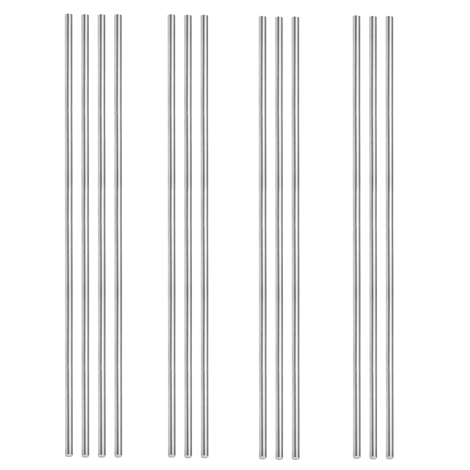 13 Pcs 304 Stainless Steel Solid Rod1/16” x 12” Metal Round Shaft Rods BarSmo...
