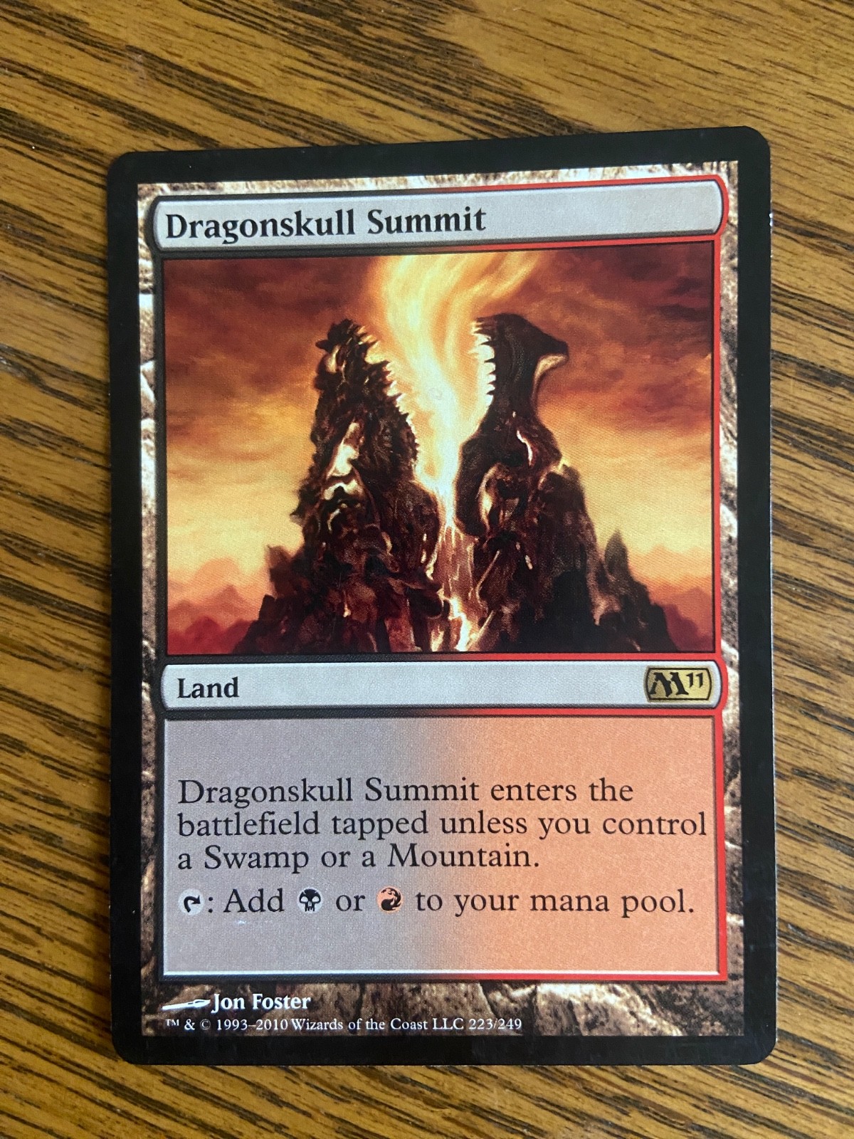 MTG Dragonskull Summit - Magic 2011 #223