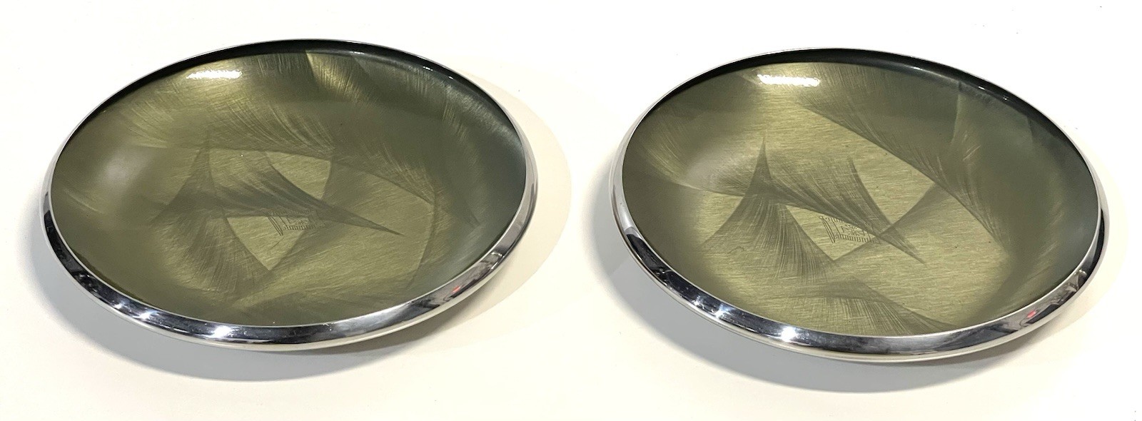 Vintage Pair Grete Prytz Kittelsen for Catherineholm Norway Enamel Plate