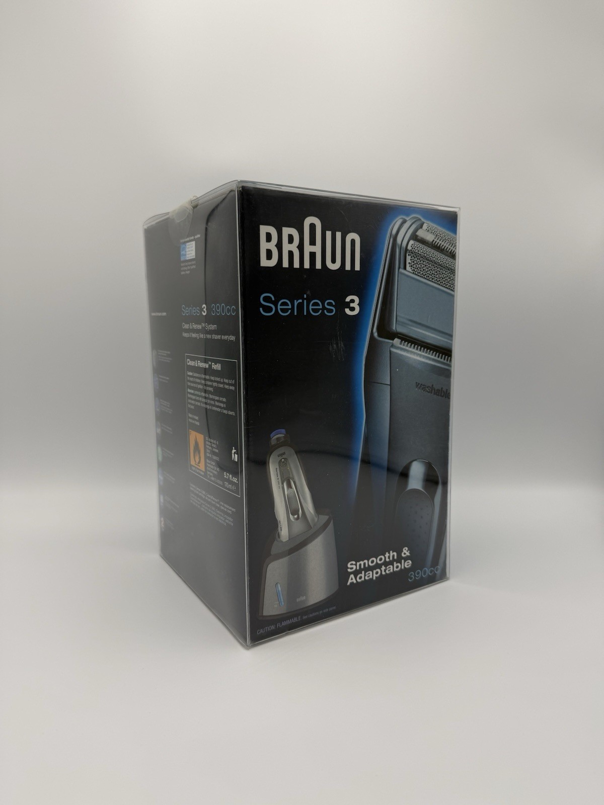 Braun Series 3 (390cc) Men\'s Electric Clean & Renew System NOS NEW SEALED