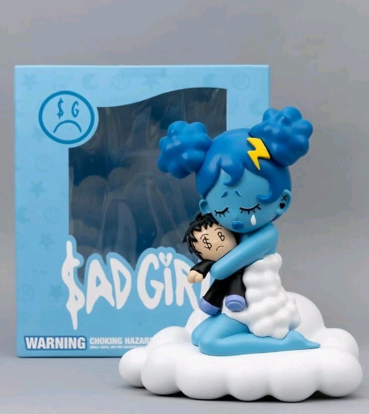 Sad Girlz Cloud Vinyl Figure Collectible Limited Edition Toy Sold Out