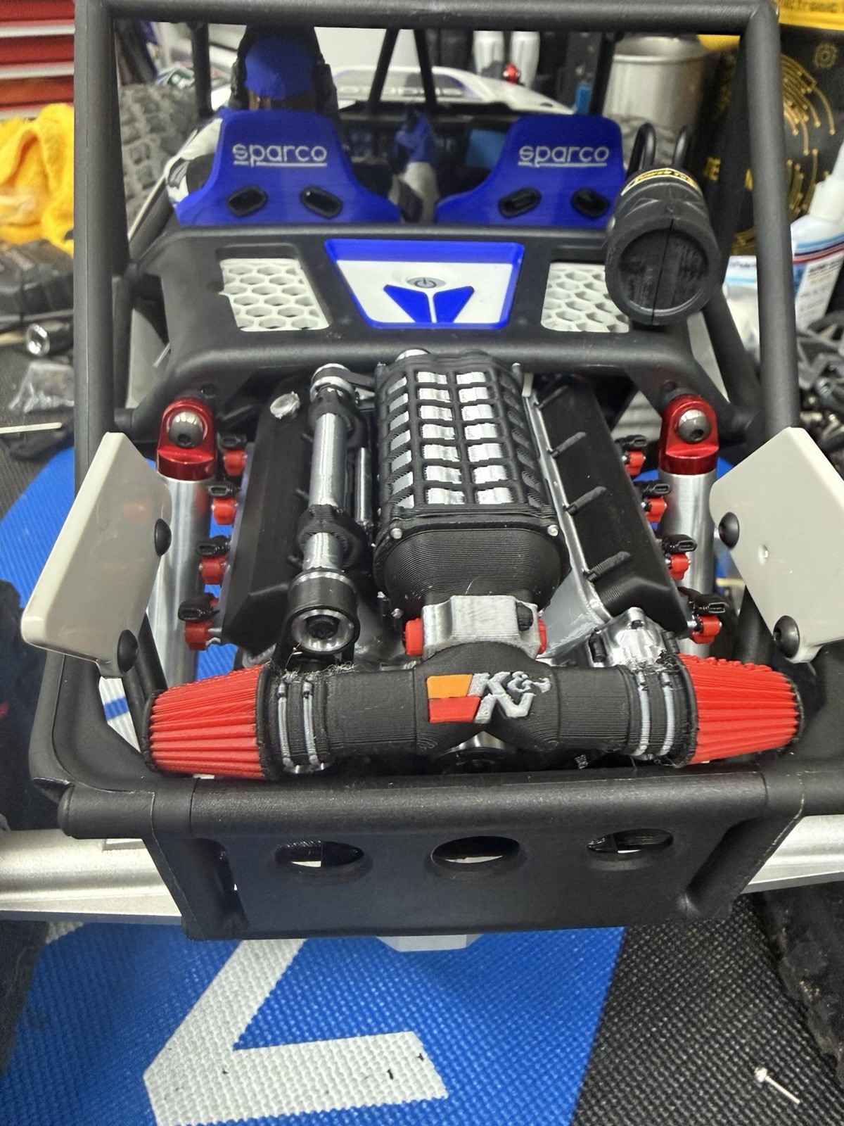 Vanquish H10 Optic Black And silver Engine With New K&N Intake. Motor Only