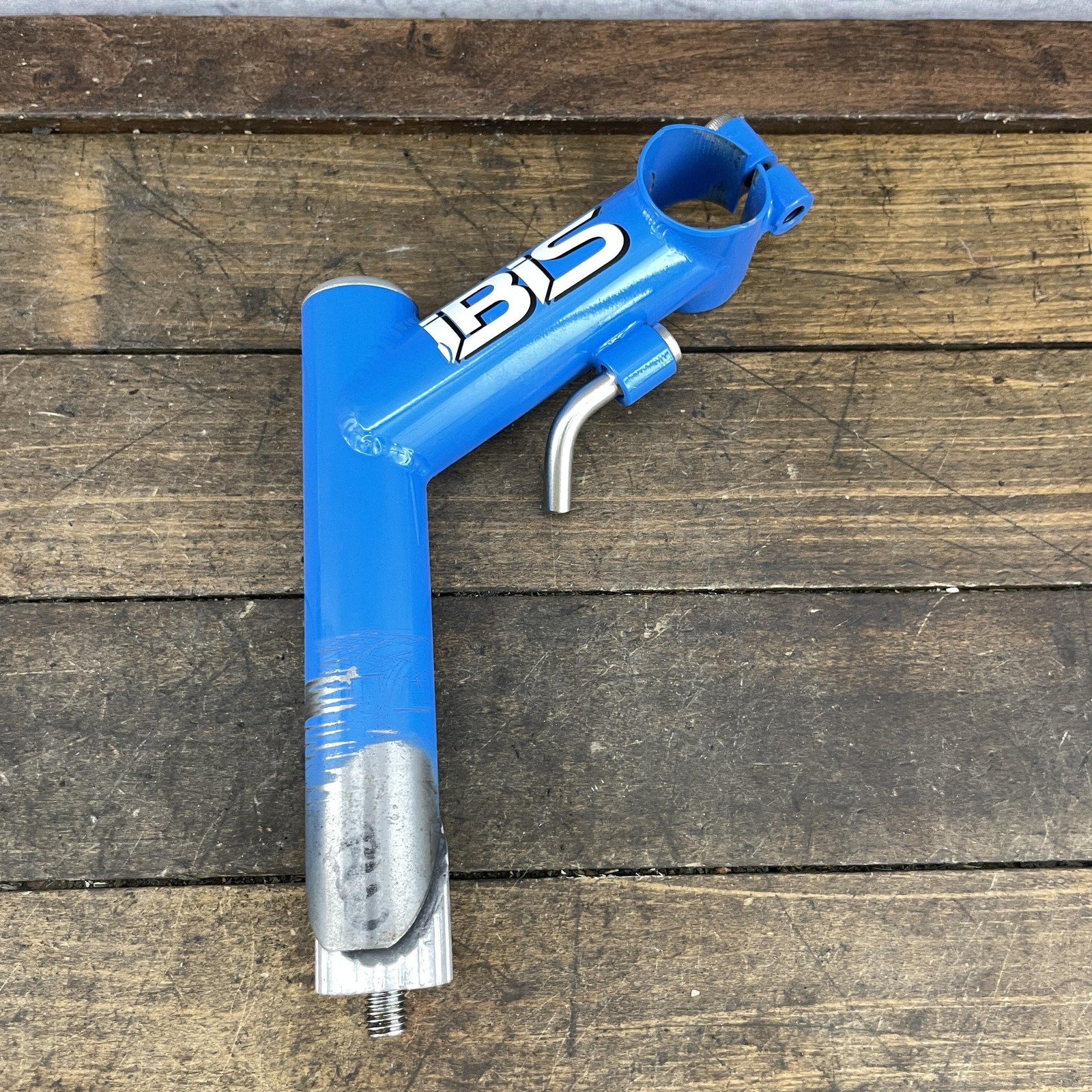 Vintage IBIS Quill Stem 1-1/8 in 25.4mm Blue Canti Hanger 80s 90s MTB Steel 315g