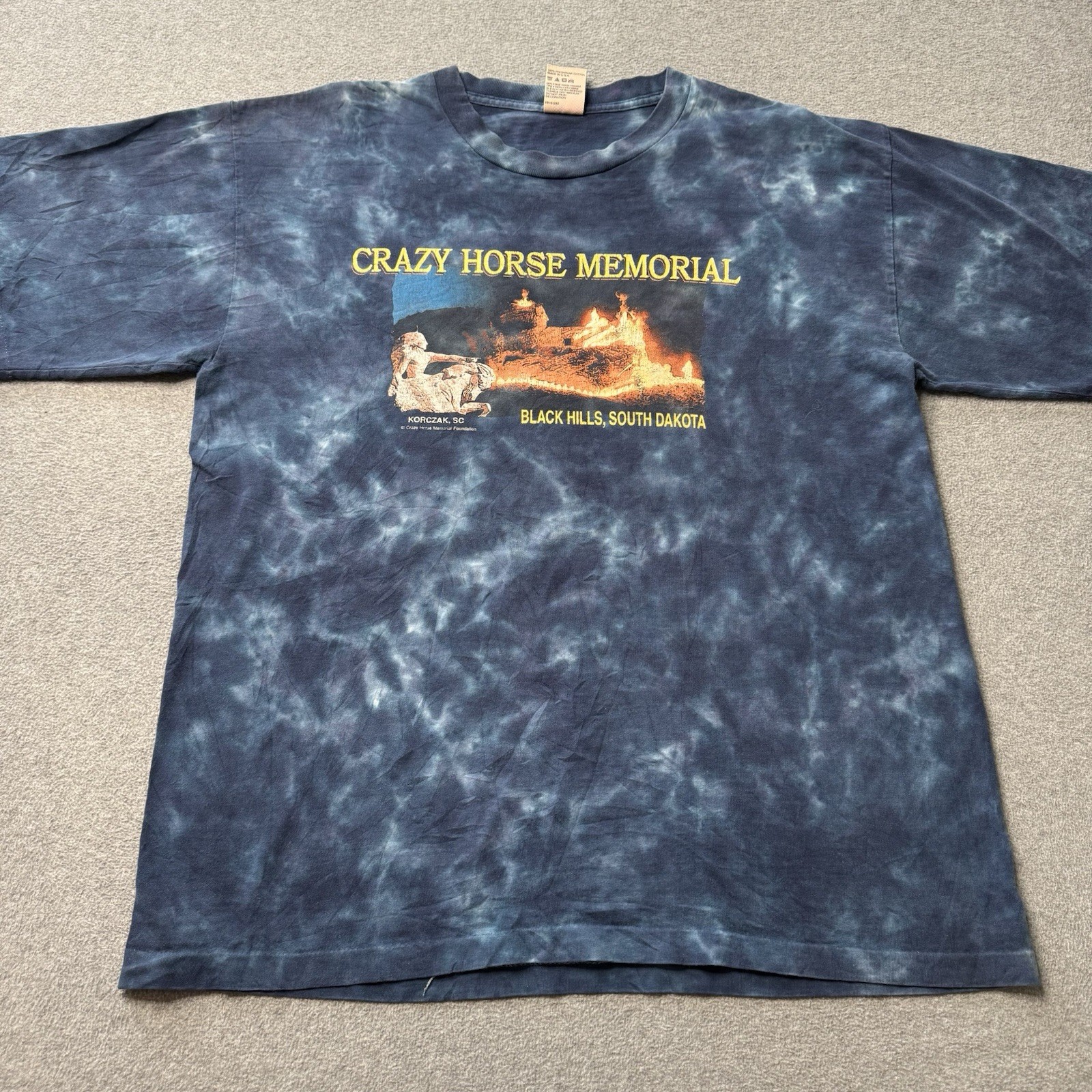 Vintage Alore T Shirt Mens XL Tie Dye Crazy Horse Memorial South Dakota USA 90s Vintage Alore T Shirt Mens XL Tie Dye Crazy Horse Memorial South Dakota USA 90s