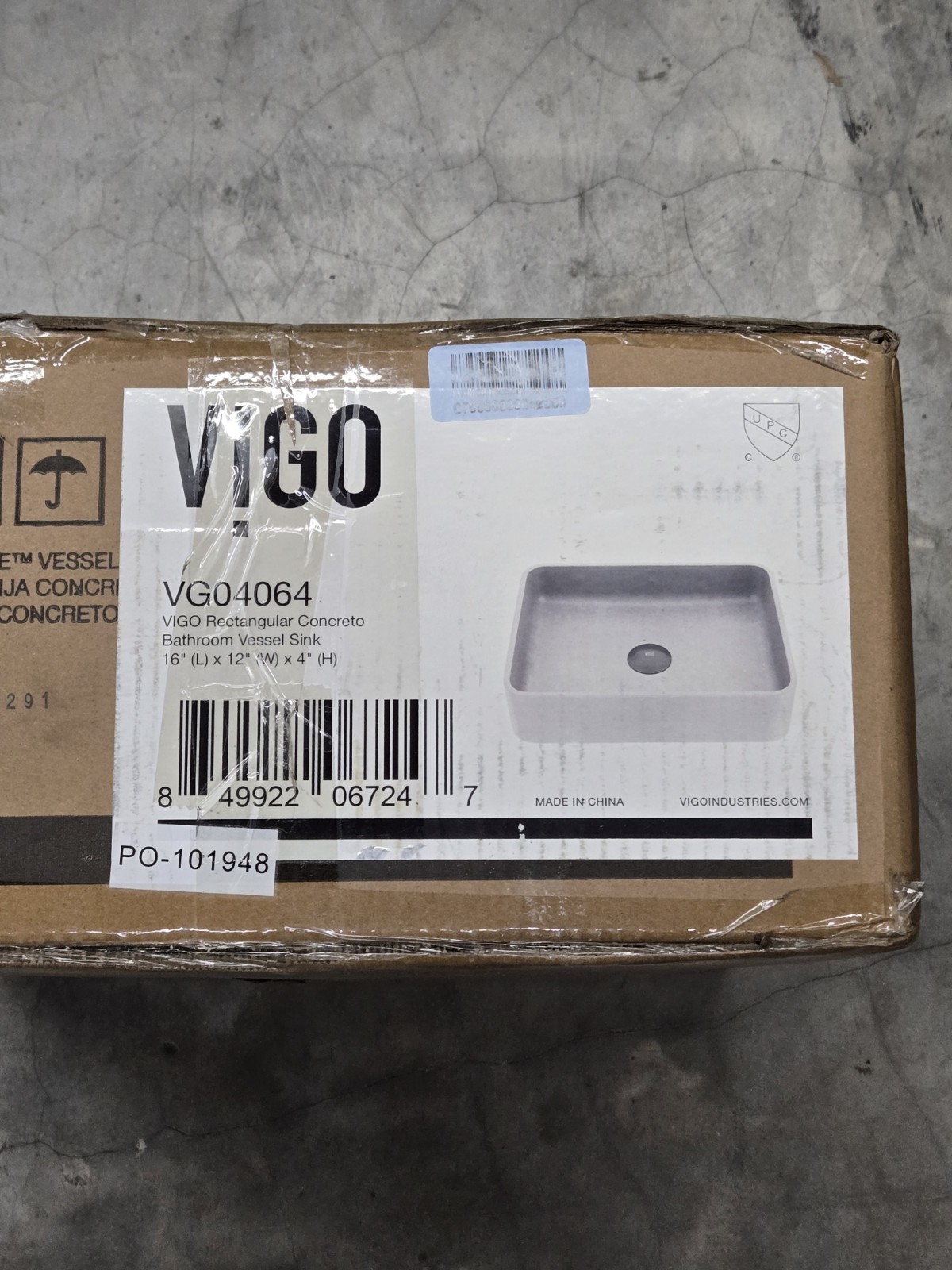Vigo VG04064 - Lavatory Sink Fixture