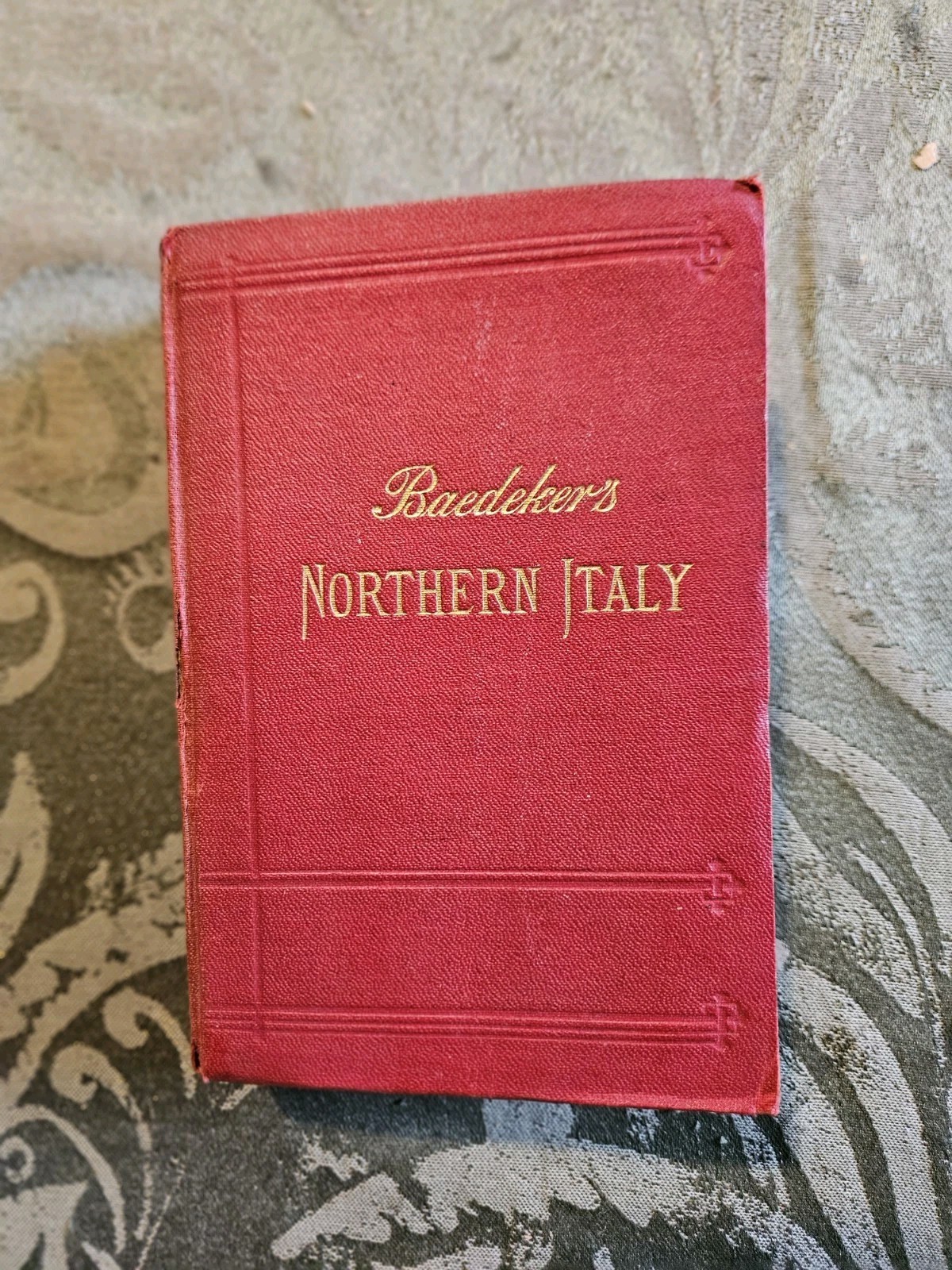 Baedeker\'s Northern Italy 1913 Best Edition 39 Maps EXC CONDITION