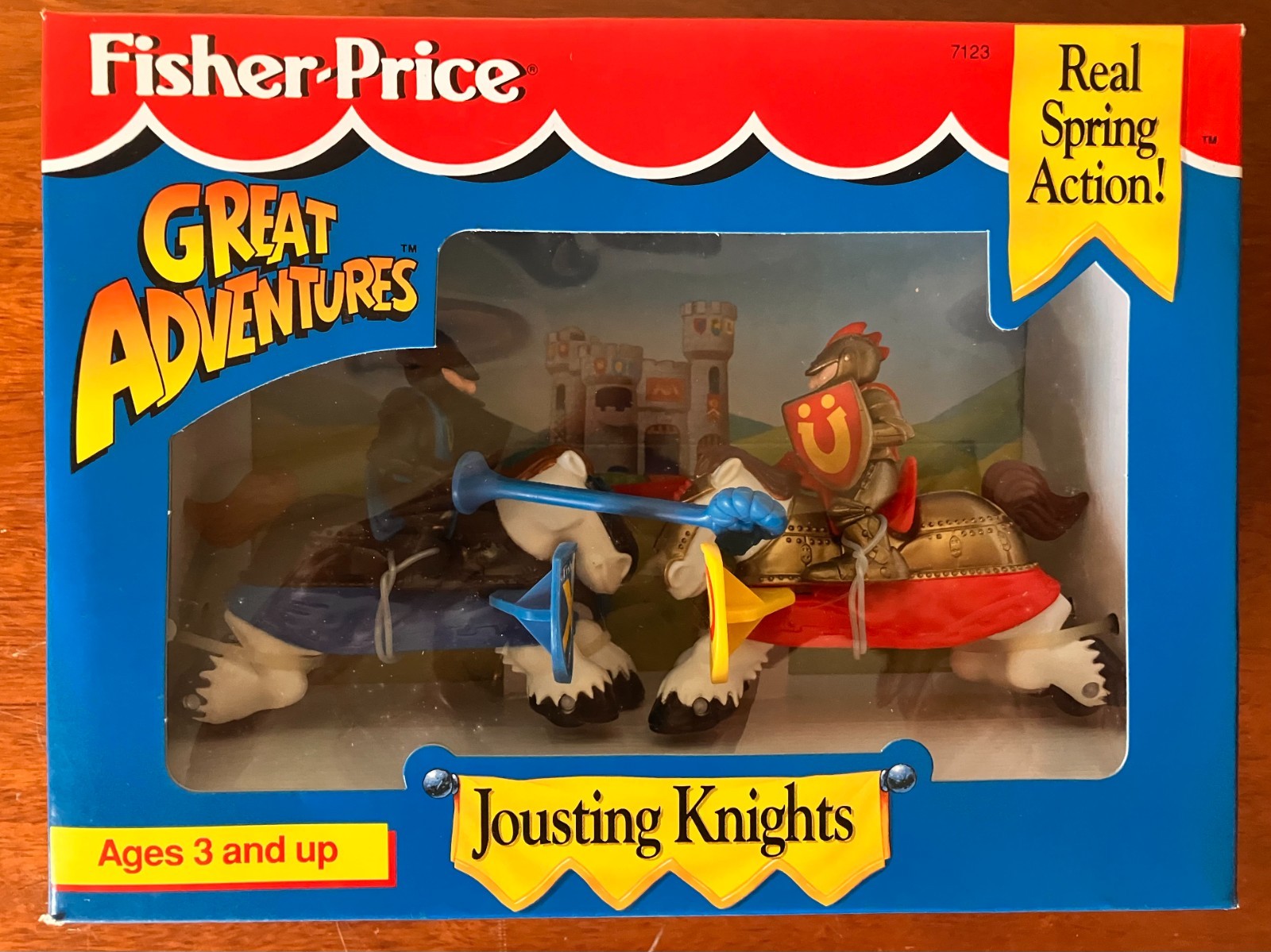 1994 Fisher Price Great Adventures #7123 JOUSTING KNIGHTS - Factory sealed 1994 Fisher Price Great Adventures #7123 JOUSTING KNIGHTS - Factory sealed