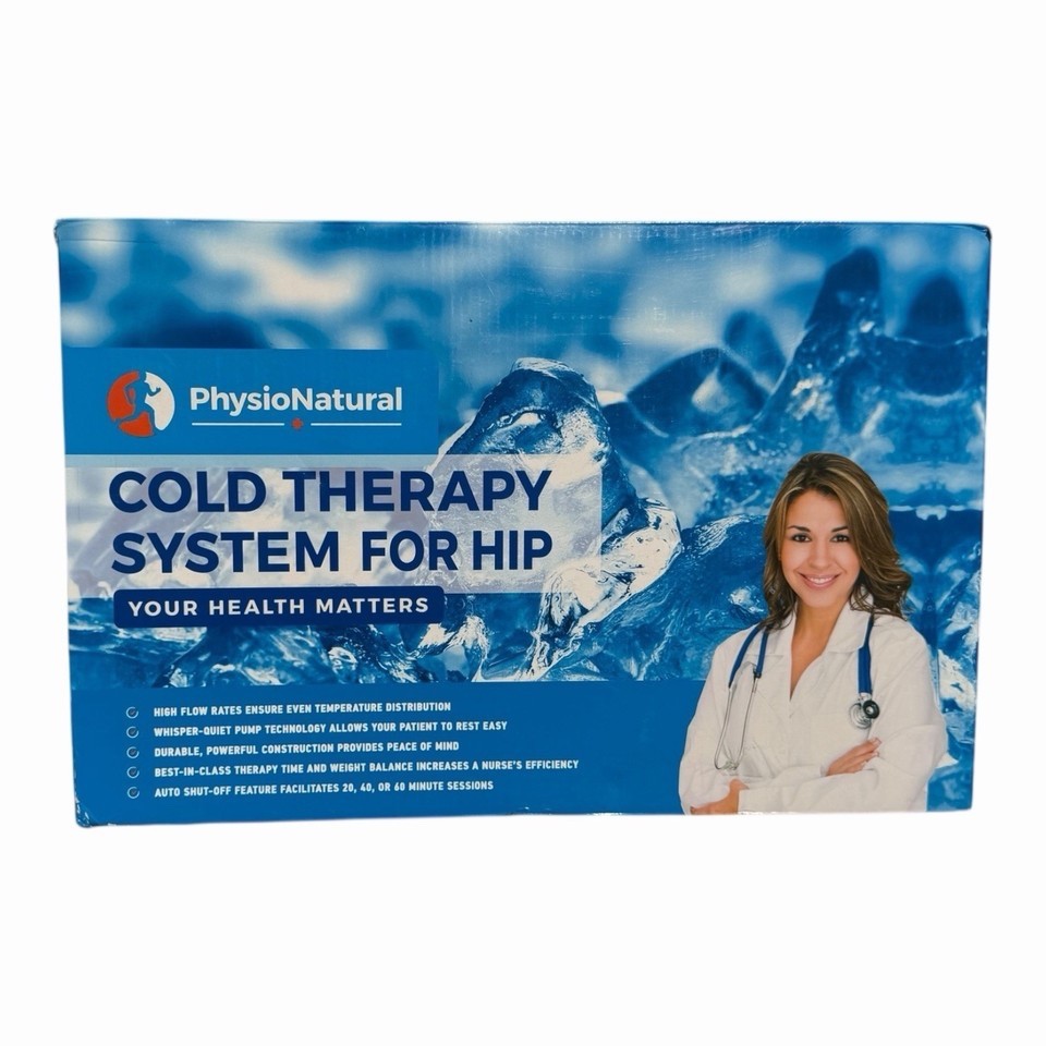 PhysioNatural Cold Therapy System for Hip 9-Quart Cryotherapy Machine New