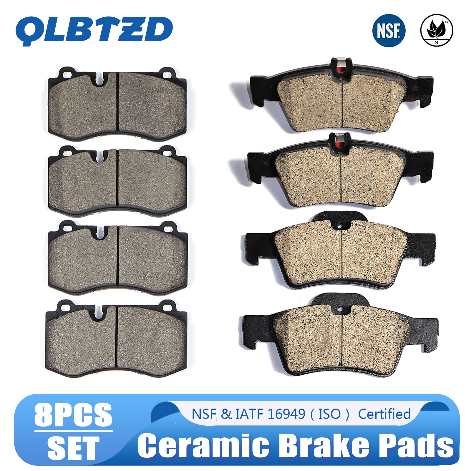 Front Rear Brake Pads for Mercedes-Benz CL550 CL600 S350 S400 S550 S600 SL550 Front Rear Brake Pads for Mercedes-Benz CL550 CL600 S350 S400 S550 S600 SL550