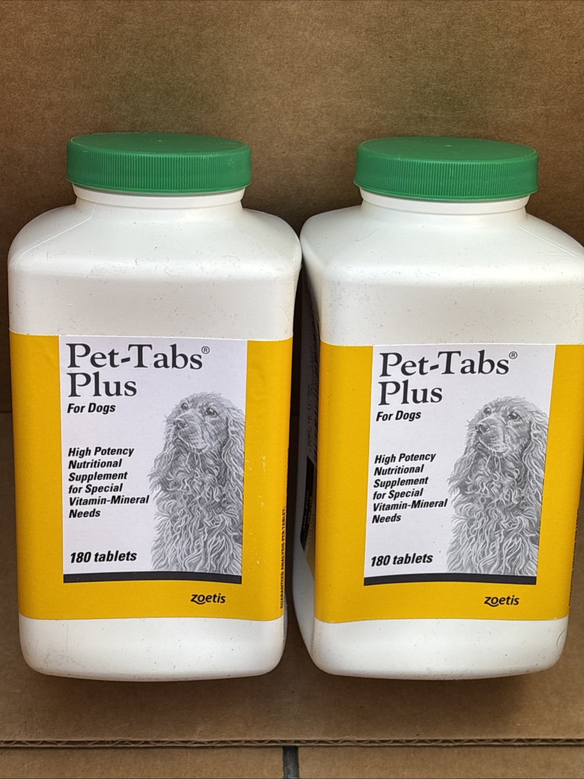 Lot Of 2 Pet-Tabs Plus for Dogs 180ct Chewable tablets Vitamin Mineral Exp 11/26 Lot Of 2 Pet-Tabs Plus for Dogs 180ct Chewable tablets Vitamin Mineral Exp 11/26