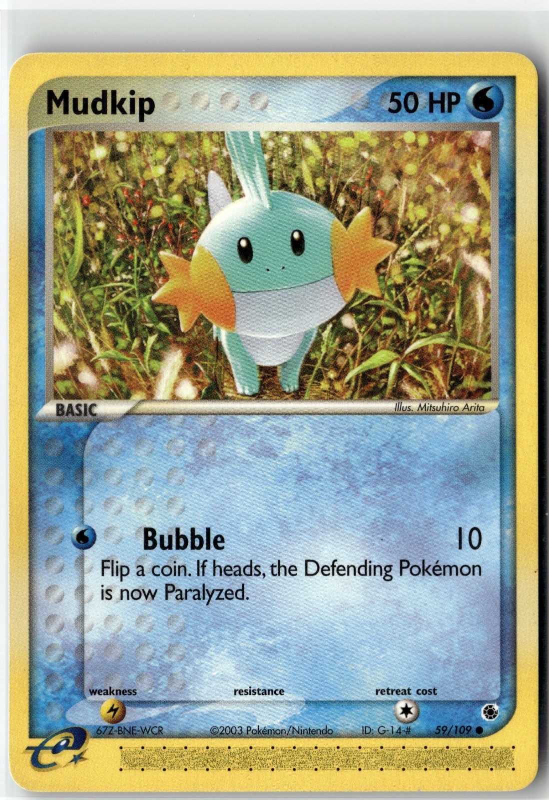 Mudkip - Common Ruby and Sapphire 59/109 LP Mudkip - Common Ruby and Sapphire 59/109 LP