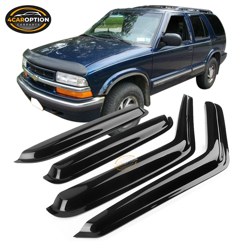 Fits 95-05 GMC Sonoma Jimmy Chevy S10 Blazer Window Visors Rain Sun Guard Vent Fits 95-05 GMC Sonoma Jimmy Chevy S10 Blazer Window Visors Rain Sun Guard Vent