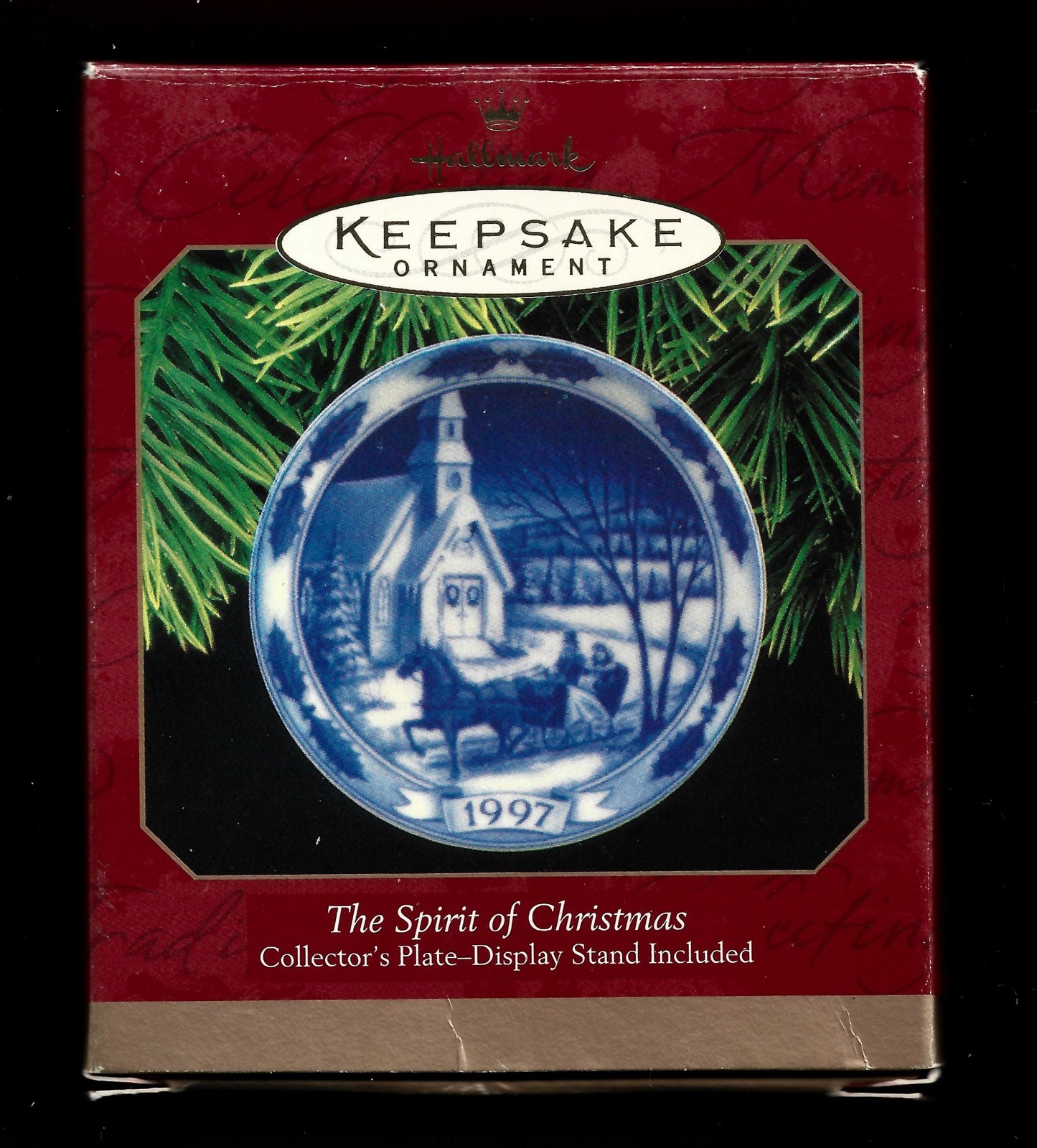 THE SPIRIT OF CHRISTMAS 1997 VINTAGE COLLECTABLE HALLMARK KEEPSAKE ORNAMENT MINT