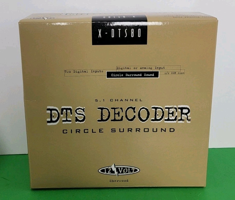 Rare Sherwood X-DTS80 Car Circle Surround Decoder - New