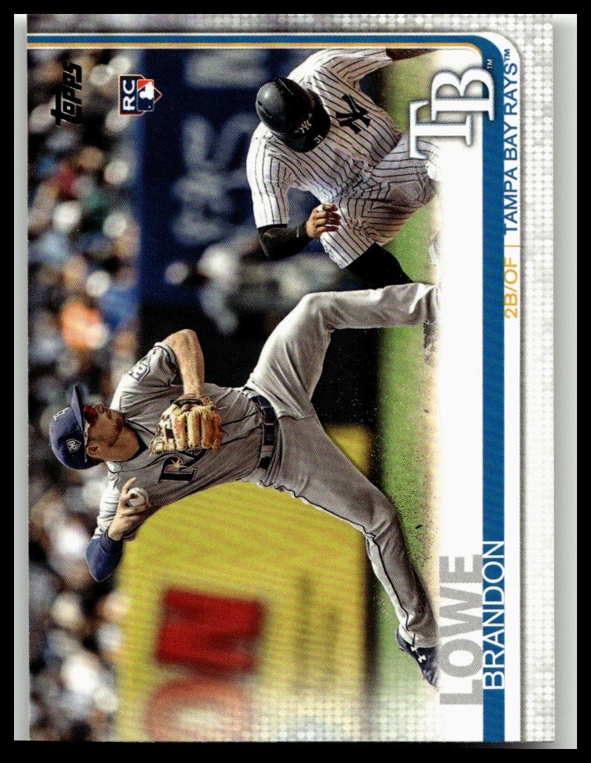 2019 Topps #114 Brandon Lowe Tampa Bay Rays