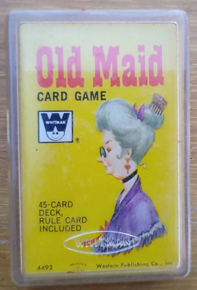 Sealed Vintage Old Maid Whitman Card Game 4492 COMPLETE W Case 1960 MINT SEE